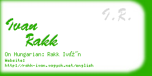 ivan rakk business card